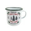 Retro White Xmas Mug Cup Water Mulled Wine Christmas Tree Gift Coffee Tea